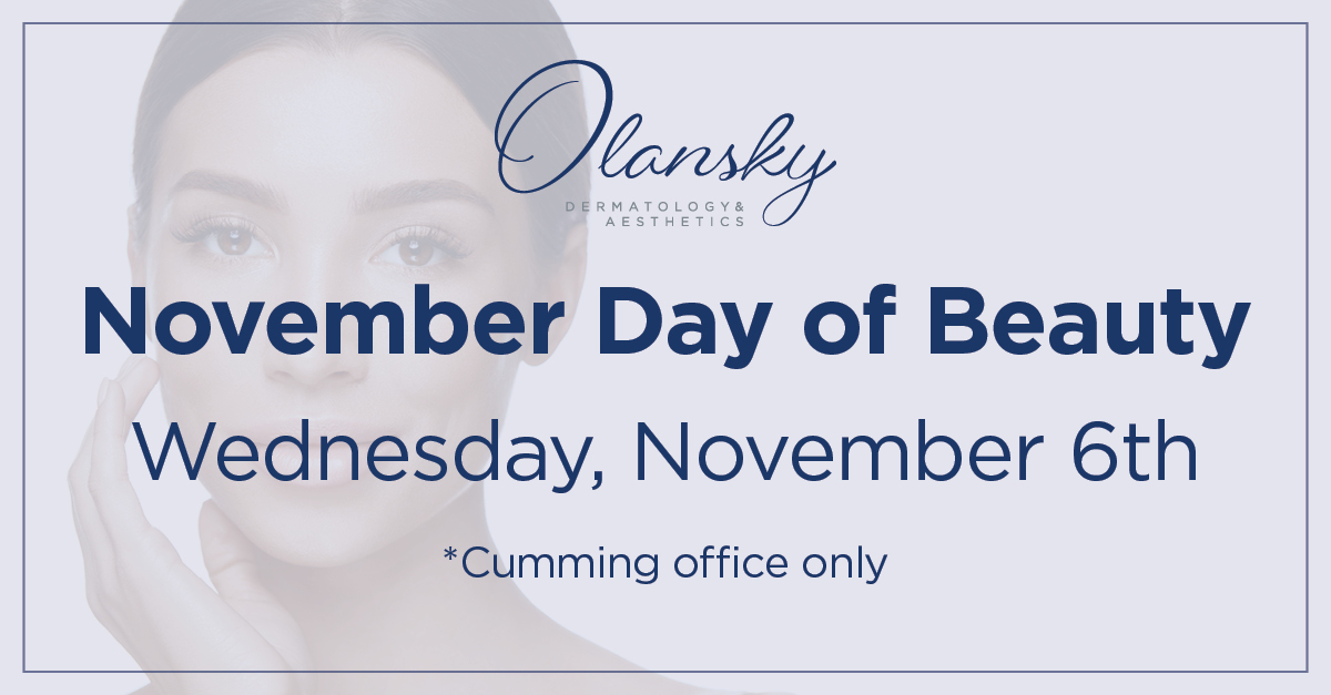 November Day of Beauty: Wednesday, November 6th*Cumming office only